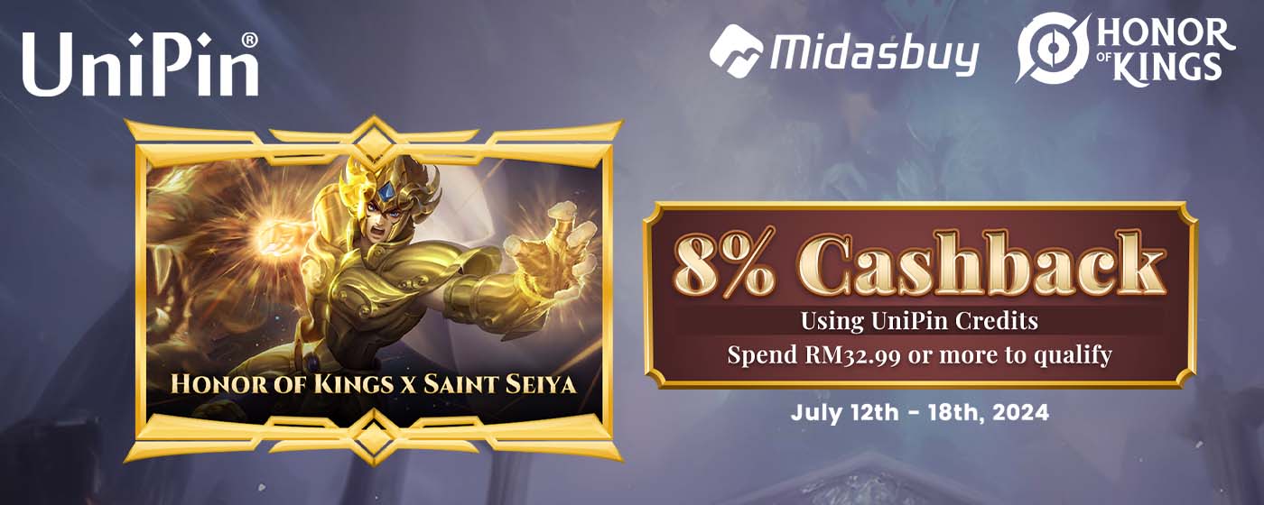 Don't Miss Out: Saint Seiya Collaboration Part 2 With Honor Of Kings! (MY)